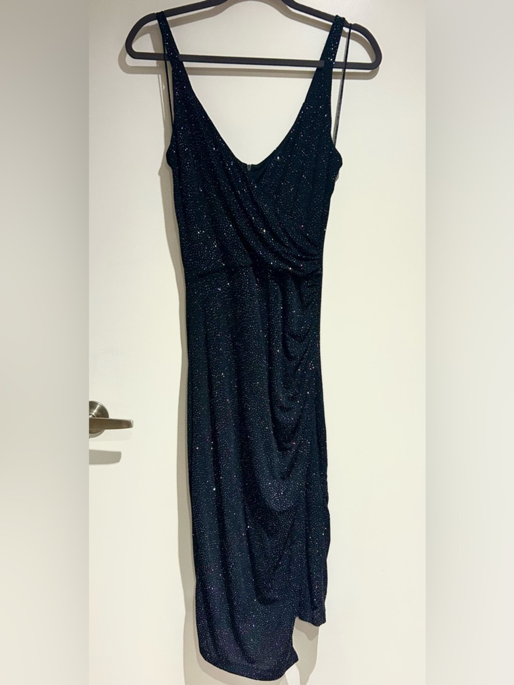 Calvin Klein Black Sparkle Maxi Dress